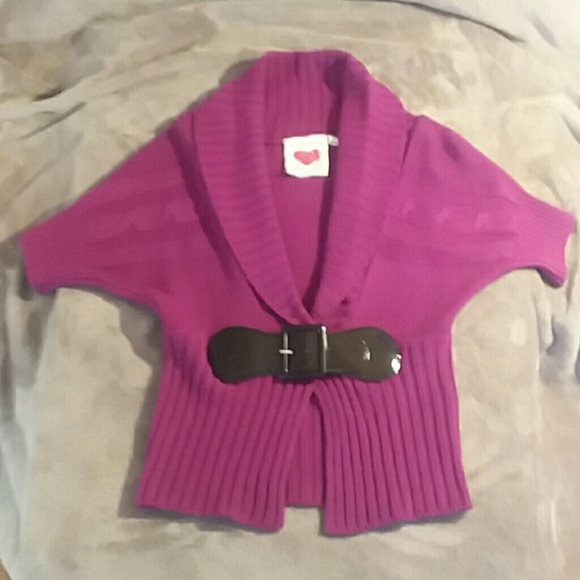 Derek Hart Magenta Sweater Top - Picture 3 of 3